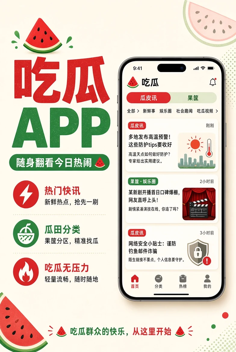 吃瓜APP移动端服务视觉